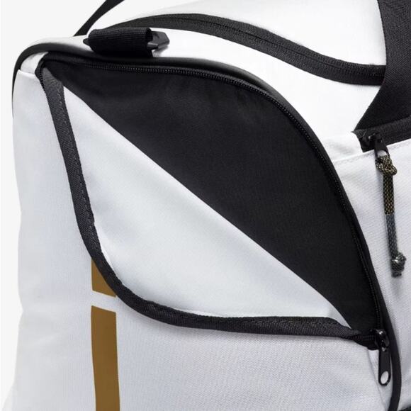 Nike Hoops Elite Duffel Bag White Black Men’s 57L Sportswear Gym Travel Holdall - Picture 5 of 5